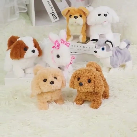 Children's Electric Animal Plush Toys Corgi Teddy Bunny